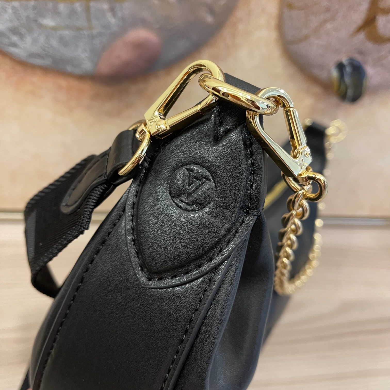 Louis Vuitton sobre la luna: negro/azul/rojo/blanco-3
