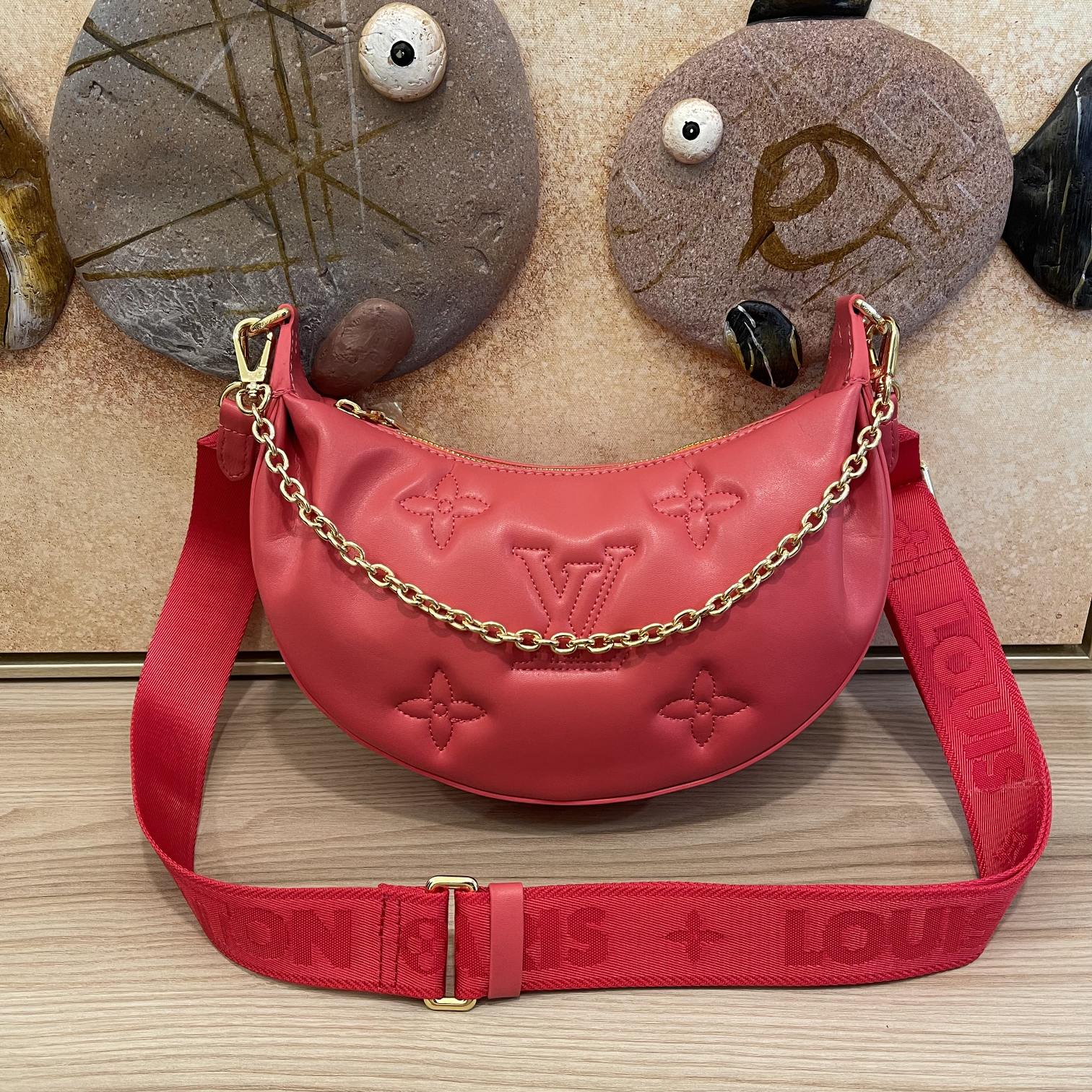 Louis Vuitton sobre la luna: negro/azul/rojo/blanco-15