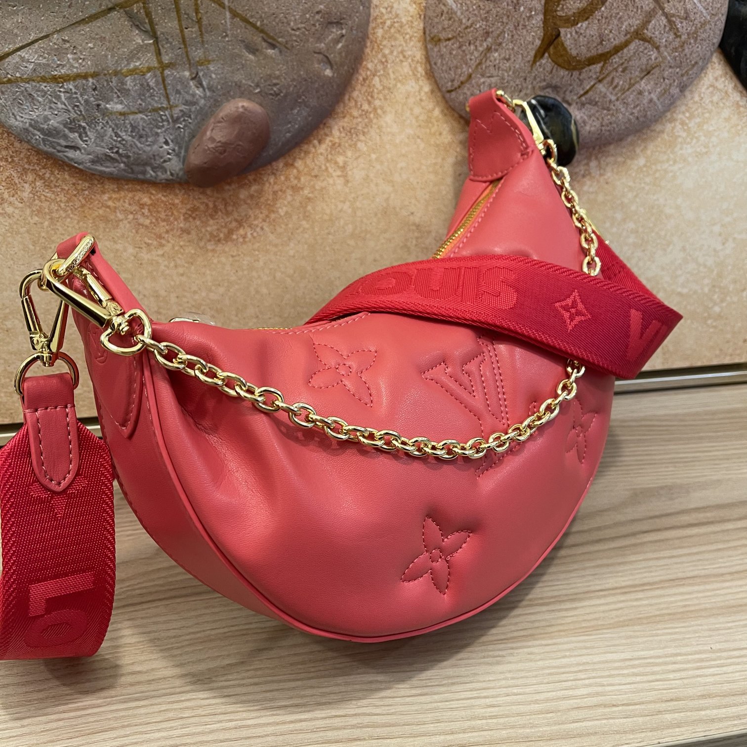Louis Vuitton sobre la luna: negro/azul/rojo/blanco-16