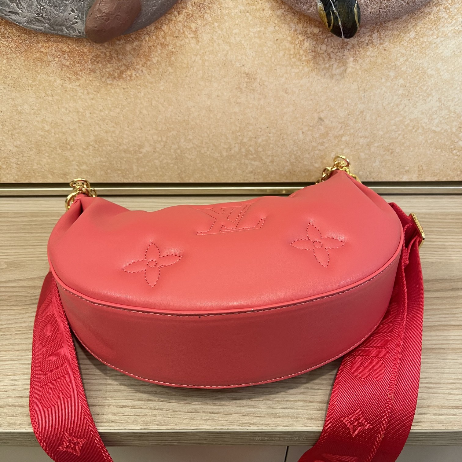 Louis Vuitton sobre la luna: negro/azul/rojo/blanco-17