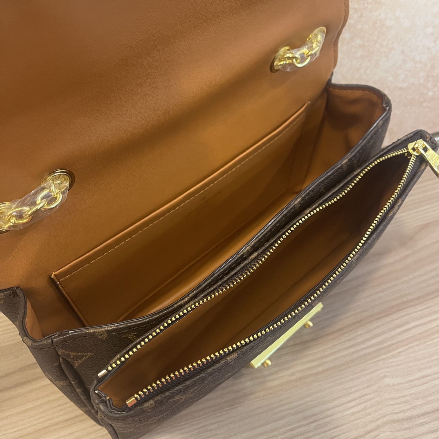 Louis Vuitton Marceau Chain HandBolsa- Black/Brown-9