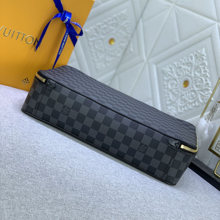Cubo de embalaje de Louis Vuitton PM/MM/GM Black-10