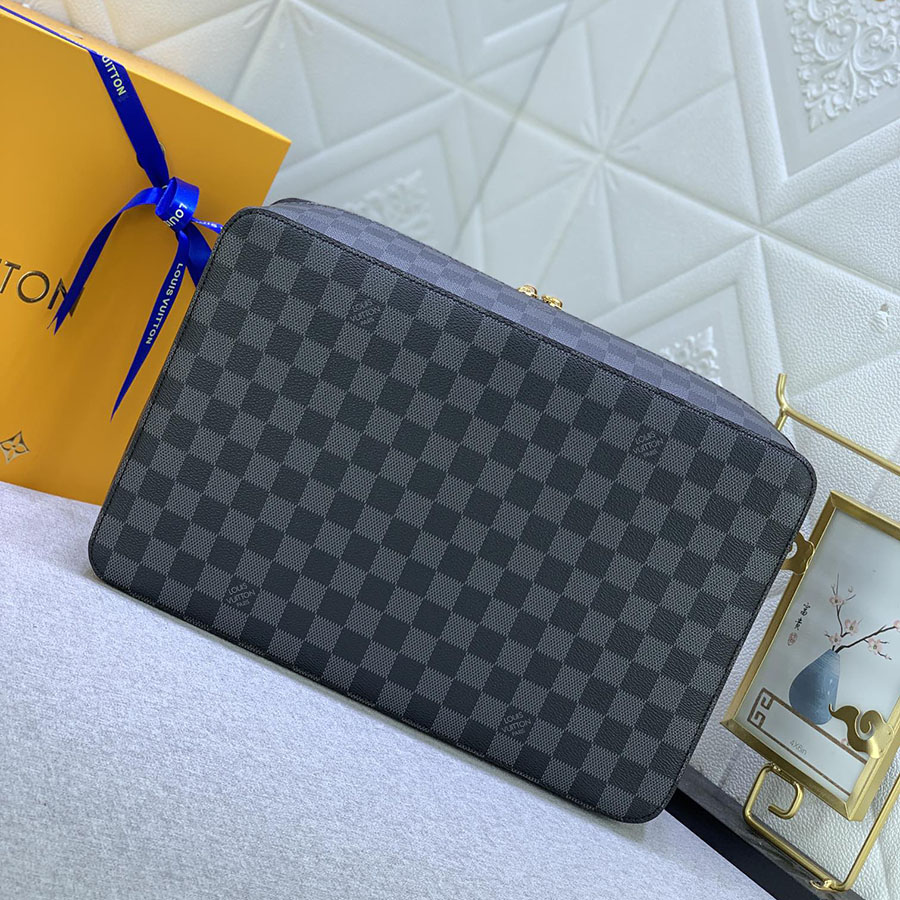 Cubo de embalaje de Louis Vuitton PM/MM/GM Black-11