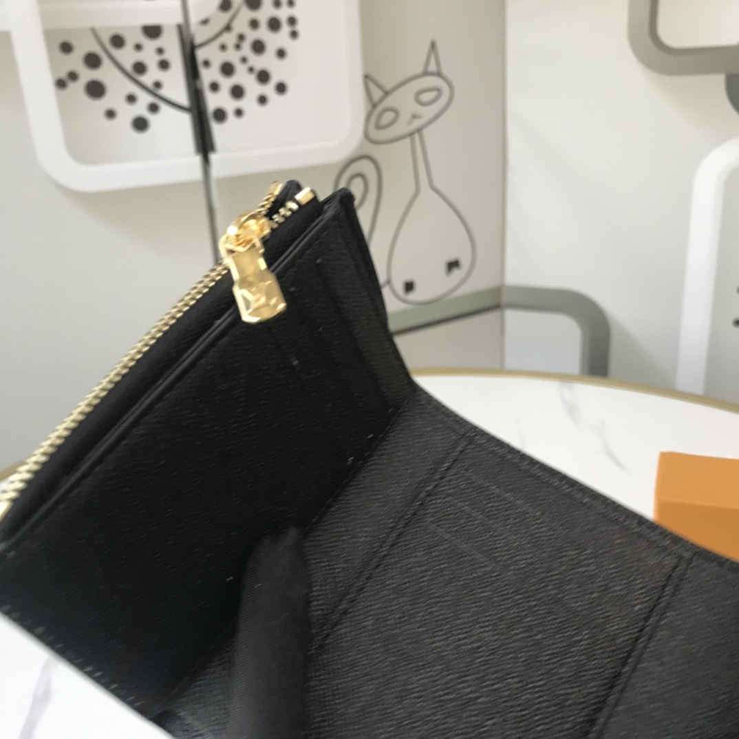 Louis Vuitton AAA-Game en Zoe Wallet M41938 Black/White-7