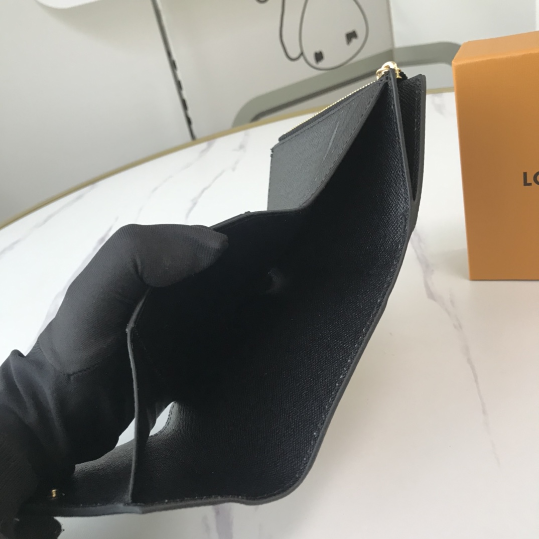 Louis Vuitton AAA-Game en Zoe Wallet M41938 Black/White-16