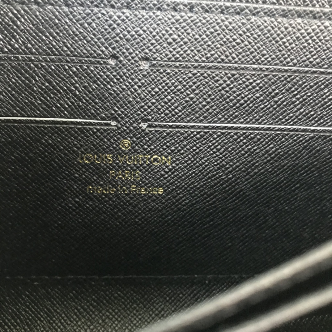 Juego de Louis Vuitton en Zippy Wallet M80323 Negro/Blanco-17