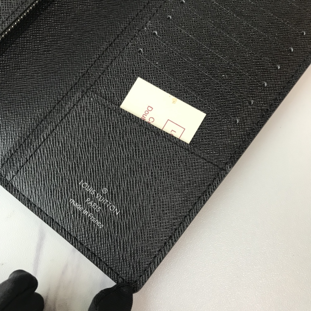 Louis Vuitton Brazza Wallet N40415 White/Blue/Orange-7