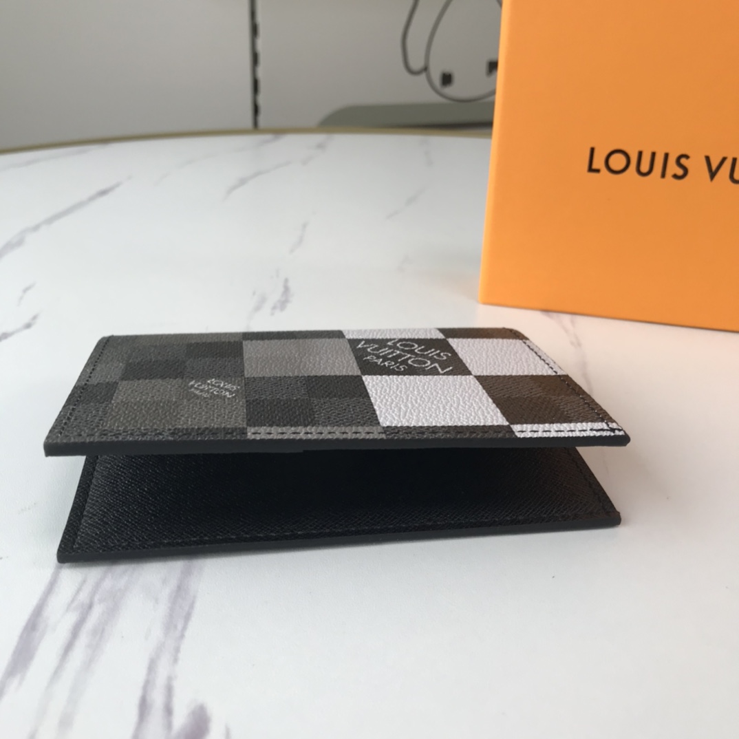 Cubierta de pasaporte de Louis Vuitton N60410 White/Blue/Orange-10