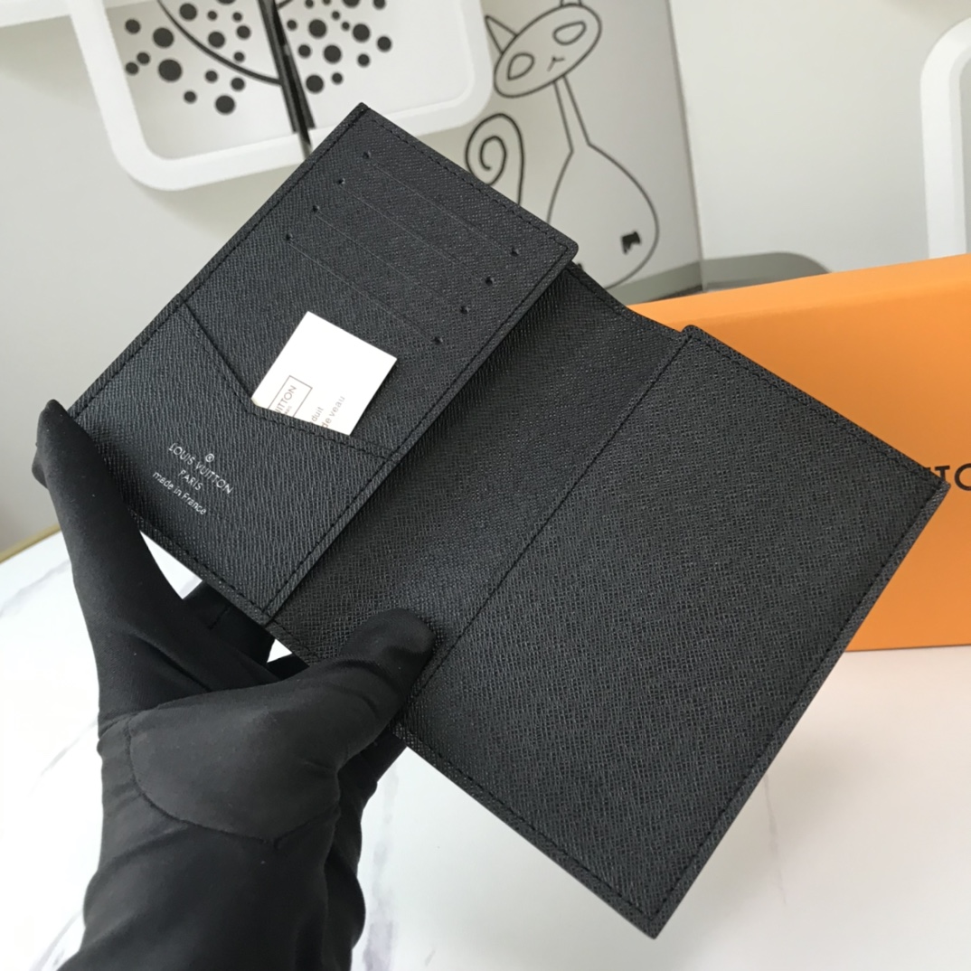 Cubierta de pasaporte de Louis Vuitton N60410 White/Blue/Orange-12