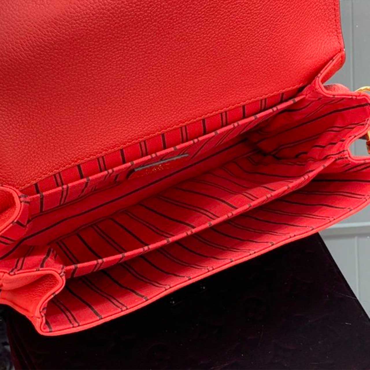 Louis Vuitton Pochette Metis M41487 M44155 Negro/Rojo-7