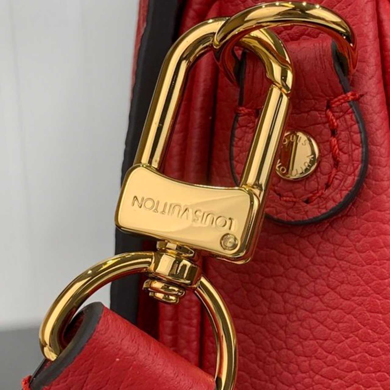 Louis Vuitton Pochette Metis M41487 M44155 Negro/Rojo-9