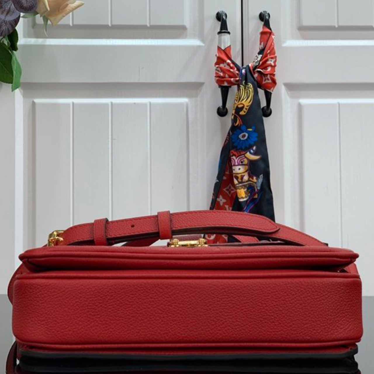 Louis Vuitton Pochette Metis M41487 M44155 Negro/Rojo-11