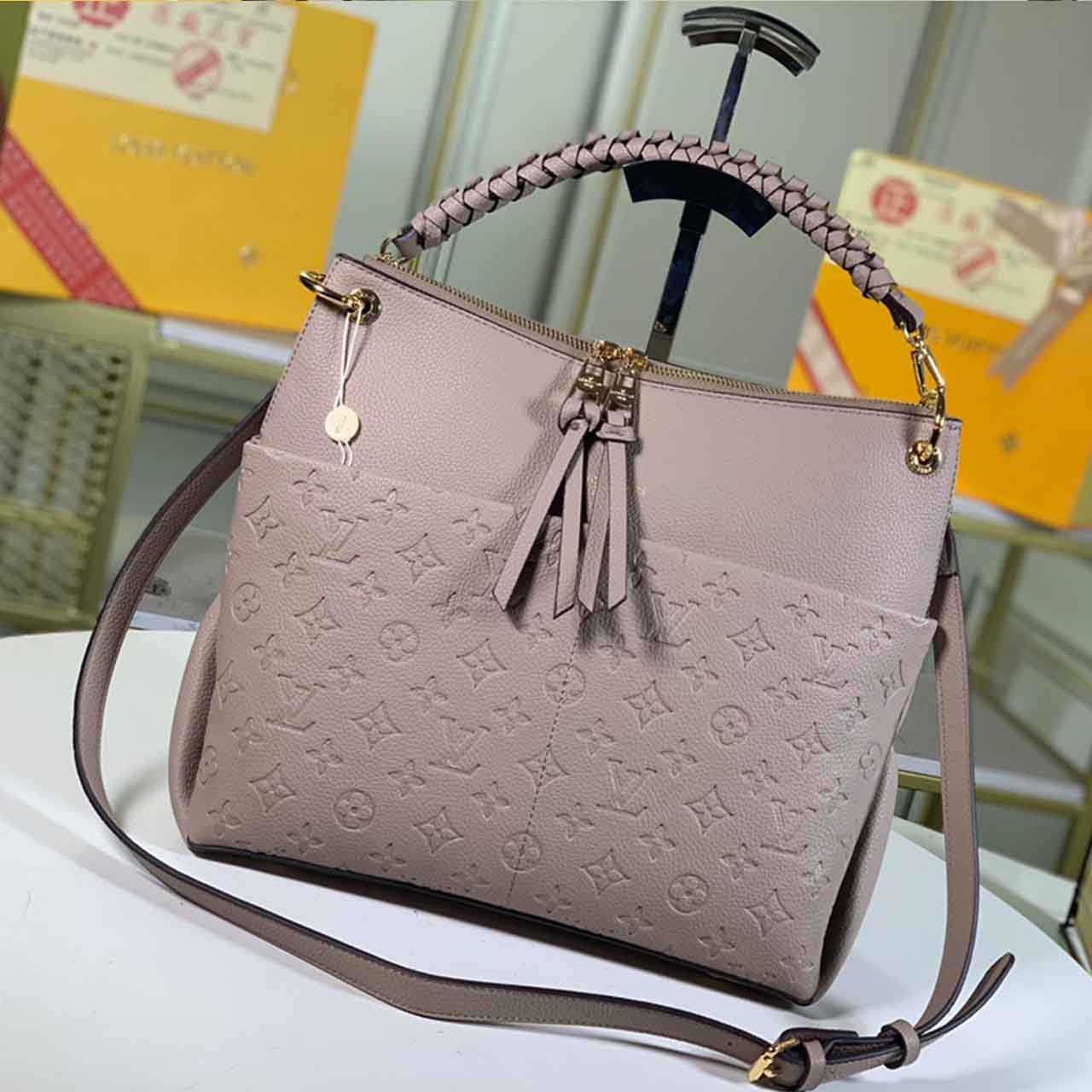 Louis Vuitton Maida Hobo M45522 Negro/Blanco-6