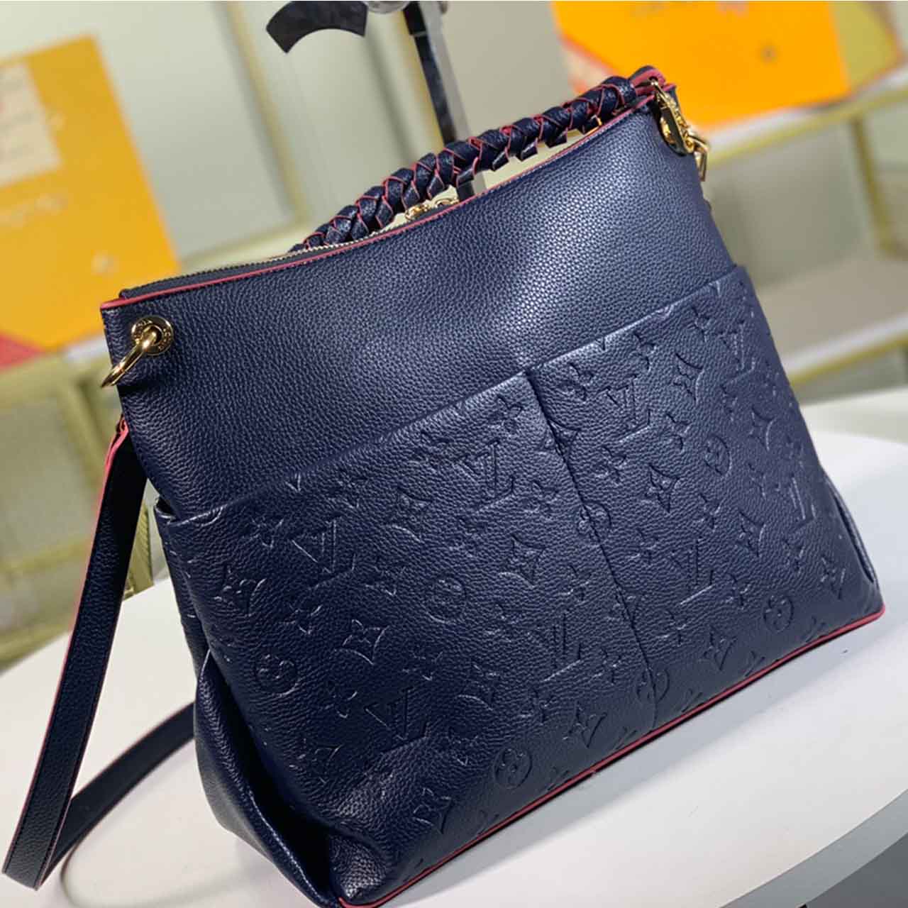 Louis Vuitton Maida Hobo M45522 Negro/Blanco-10